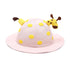 Children's fawn cartoon sunscreen hat, Circumference 19-21 in